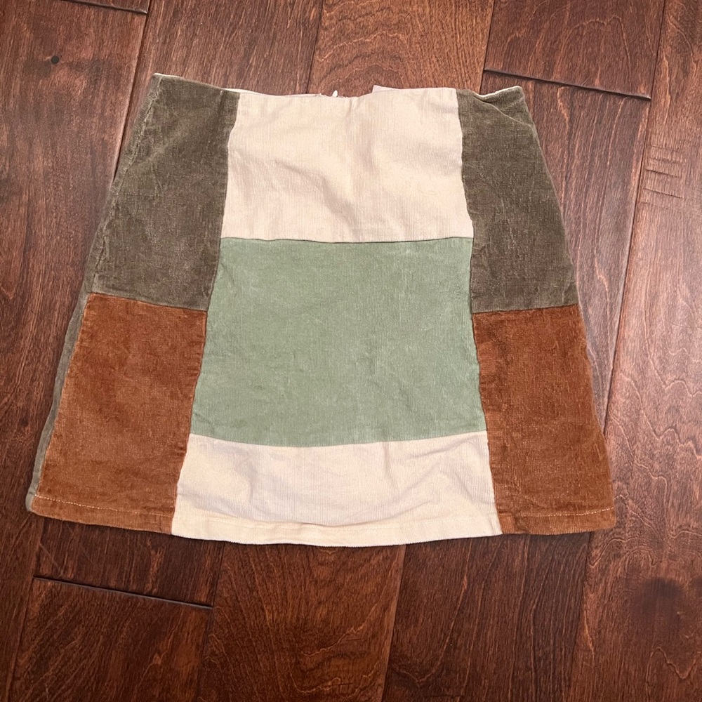 Love Daisy Girl’s Medium Color Block Corduroy Skort